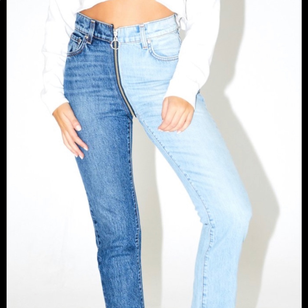 Revice 2 tone dark/light wash jeans